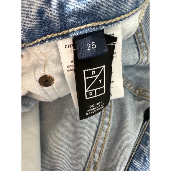 Citizens of Humanity Ayla Baggy Jeans High Rise Wide Leg Light Wash Denim 25 - Picture 9 of 11